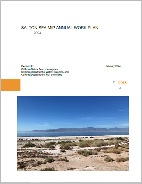 Cover Page of Annual Work Plan